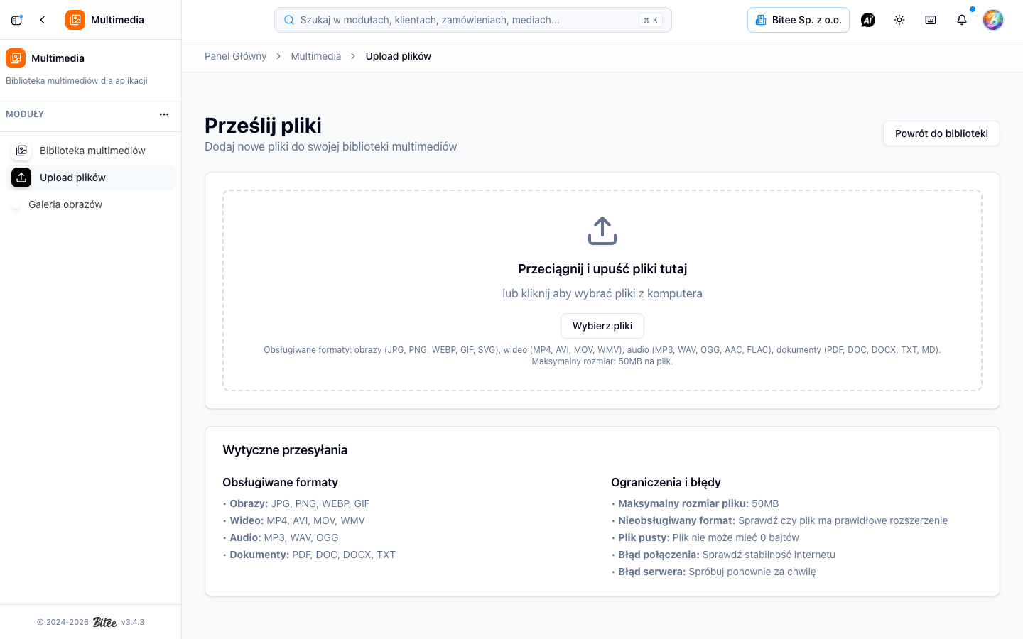 Przesyłanie plików